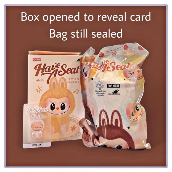 Labubu Have A Seat Vinyl Plush Face Blind Box - Zizi - Picture 3 of 16